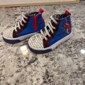 Ground Up Spiderman High Tops Toddler SZ 3
